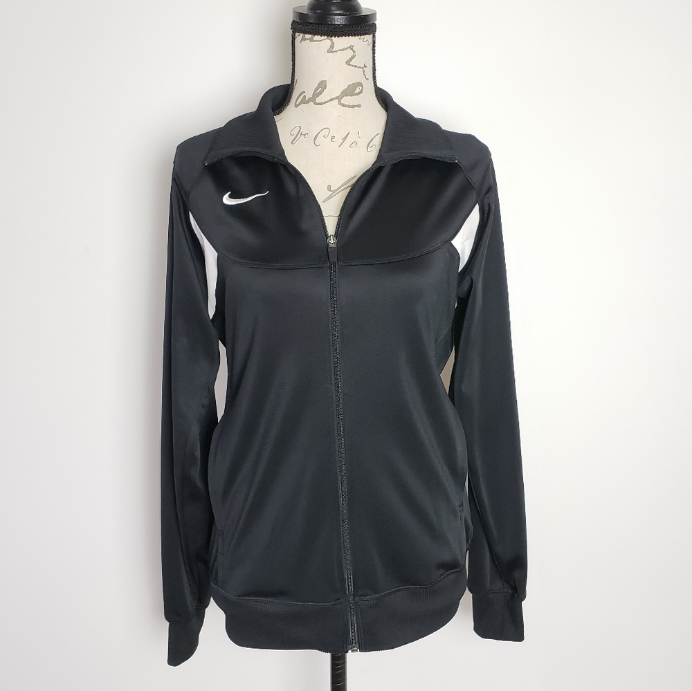 Nike Black Zip-Up Track Jacket